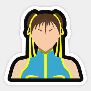 Alpha Chun-Li Vector Sticker